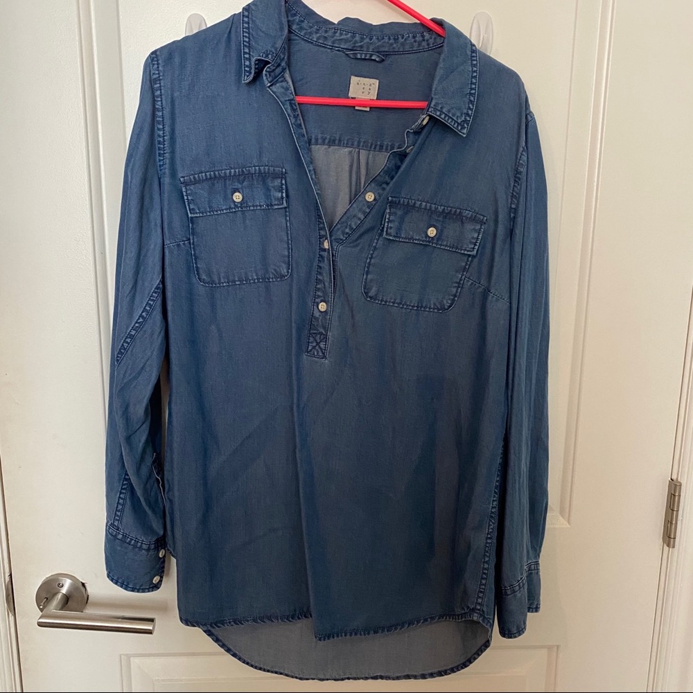 Denim-ish top